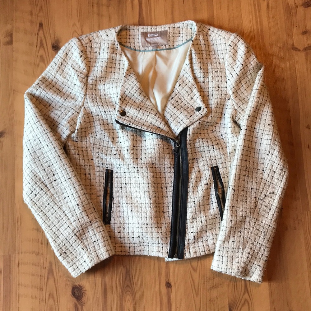 Banana Republic Jacket | White & Black